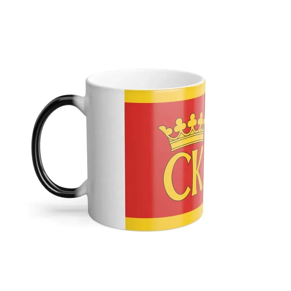 Flag of Kielce Poland - Color Changing Coffee Mug - Go Mug Yourself