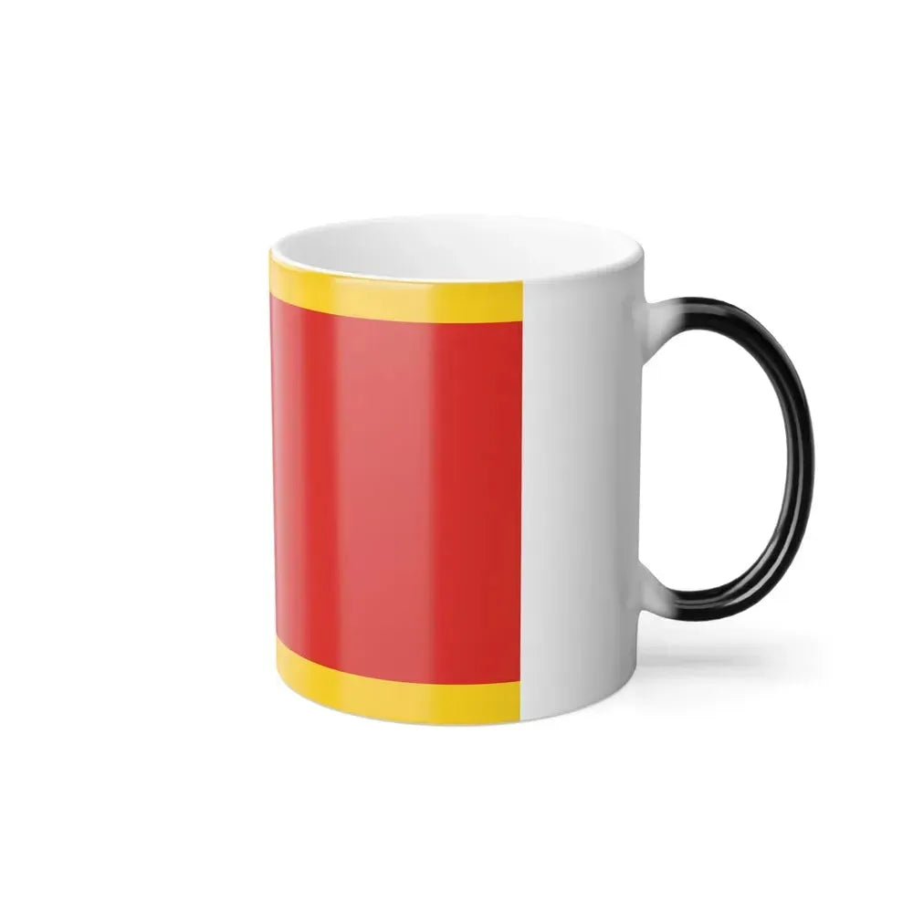 Flag of Kielce Poland - Color Changing Coffee Mug - Go Mug Yourself
