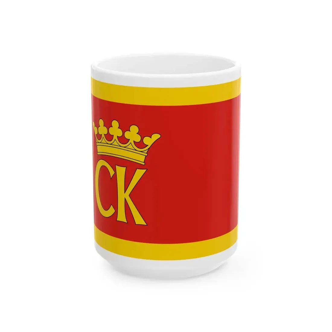 Flag of Kielce Poland - White Coffee Mug 15oz - Go Mug Yourself