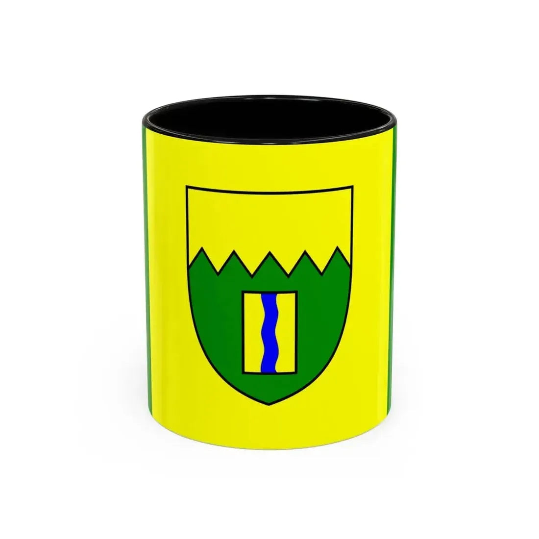 Flag of Kimberley British Columbia Canada - Accent Coffee Mug 11oz Black - Go Mug Yourself