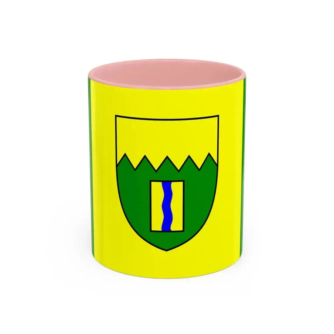 Flag of Kimberley British Columbia Canada - Accent Coffee Mug 11oz Pink - Go Mug Yourself