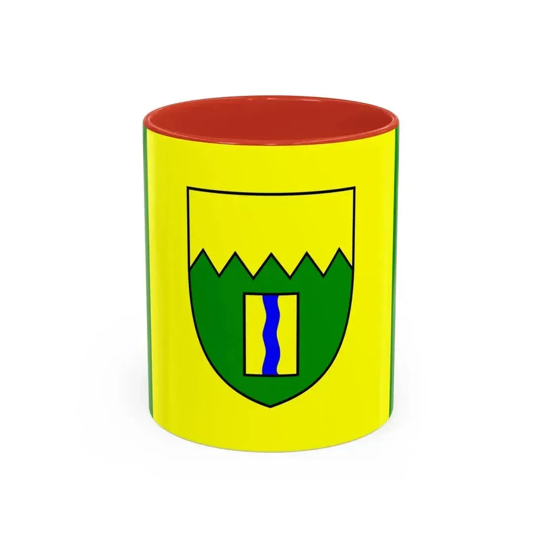Flag of Kimberley British Columbia Canada - Accent Coffee Mug 11oz Red - Go Mug Yourself
