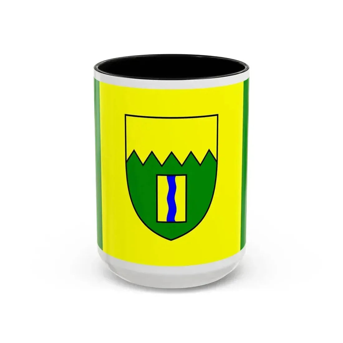 Flag of Kimberley British Columbia Canada - Accent Coffee Mug 15oz Black - Go Mug Yourself