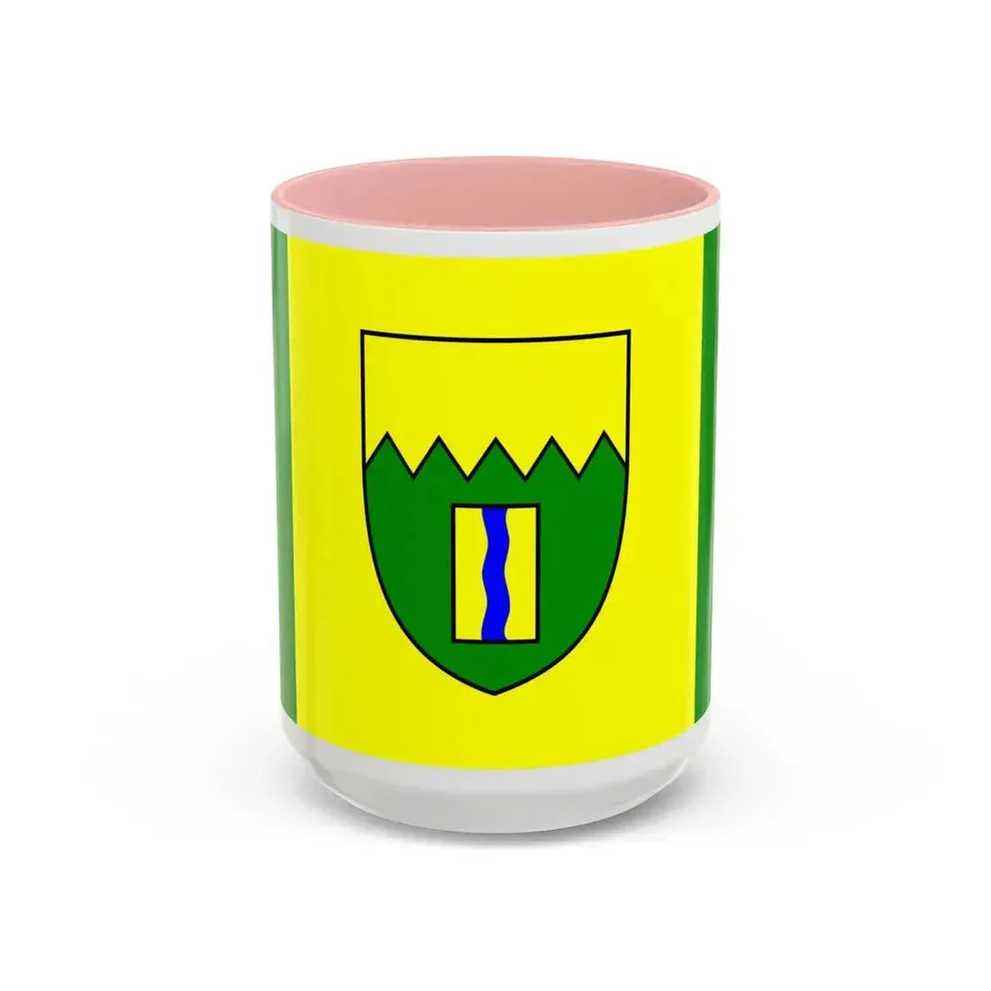 Flag of Kimberley British Columbia Canada - Accent Coffee Mug 15oz Pink - Go Mug Yourself