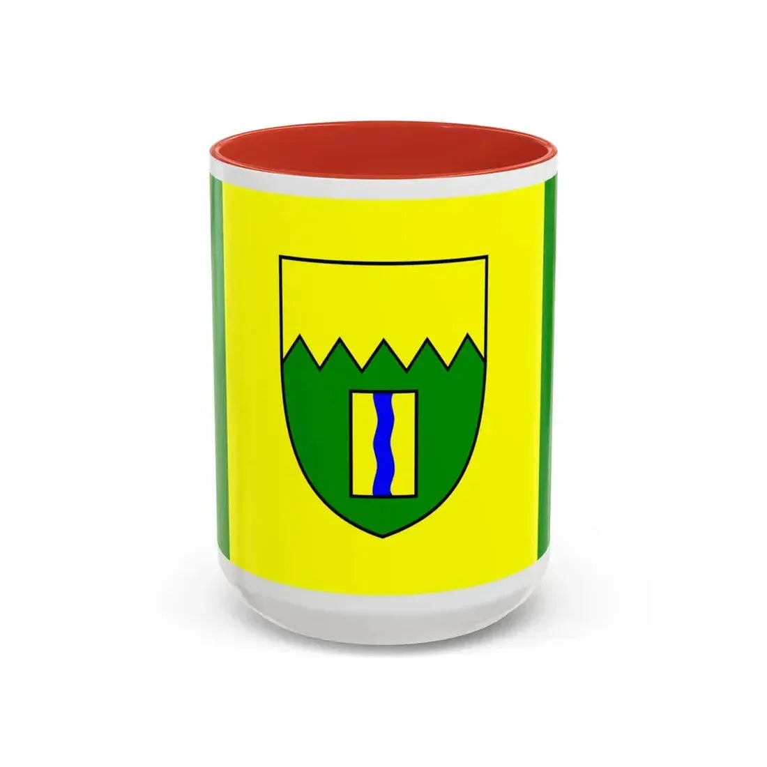 Flag of Kimberley British Columbia Canada - Accent Coffee Mug 15oz Red - Go Mug Yourself