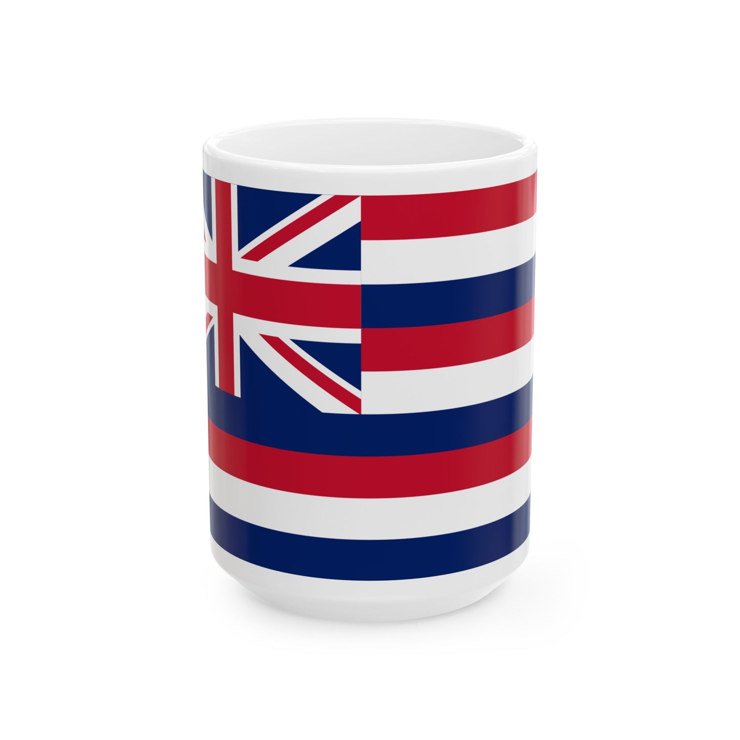 Flag of Kingdom of Hawaii 1816-1845 (United States) White Coffee Mug-15oz-Go Mug Yourself