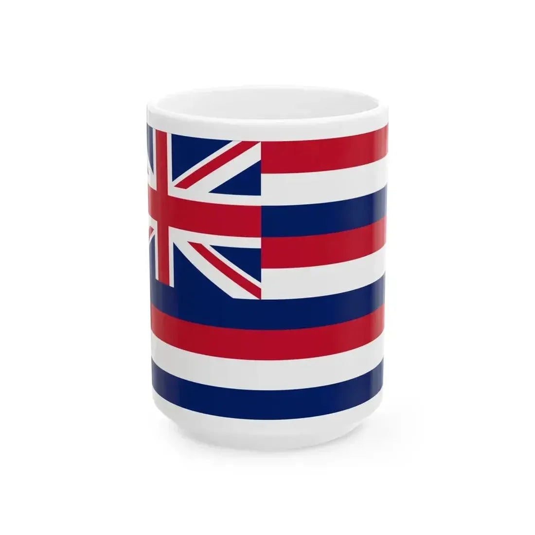 Flag of Kingdom of Hawaii 1816-1845 (United States) White Coffee Mug 15oz - Go Mug Yourself