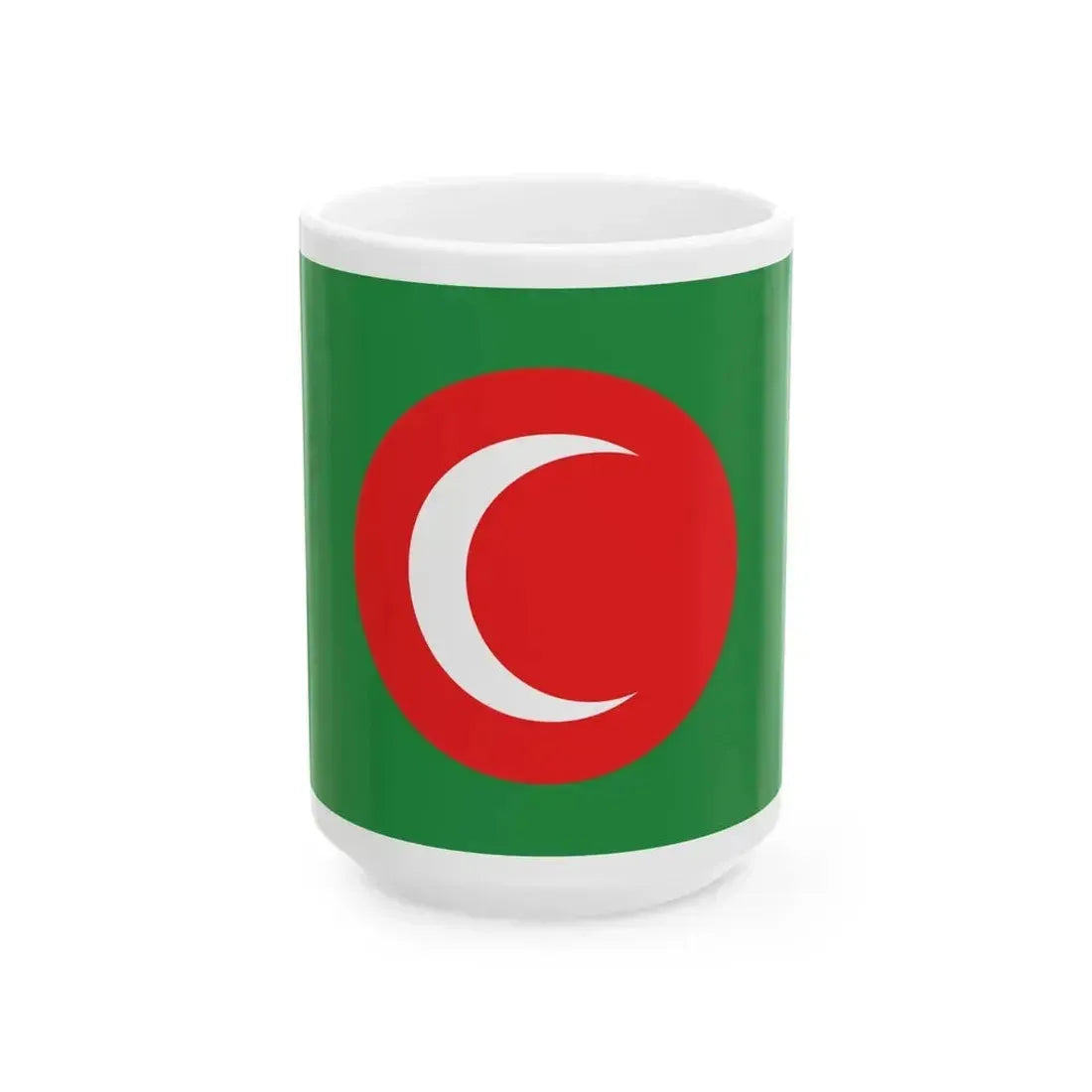 Flag of Kingdom of Kurdistan 1922-1924 (Iraq) White Coffee Mug 15oz - Go Mug Yourself