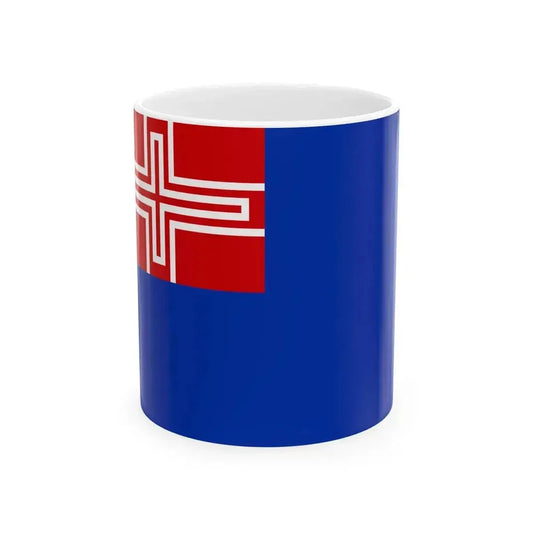 Flag of Kingdom of Sardinia 1848 (Italy) White Coffee Mug 11oz - Go Mug Yourself