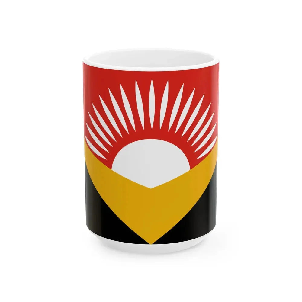Flag of Kingman Kansas (United States) White Coffee Mug 15oz - Go Mug Yourself
