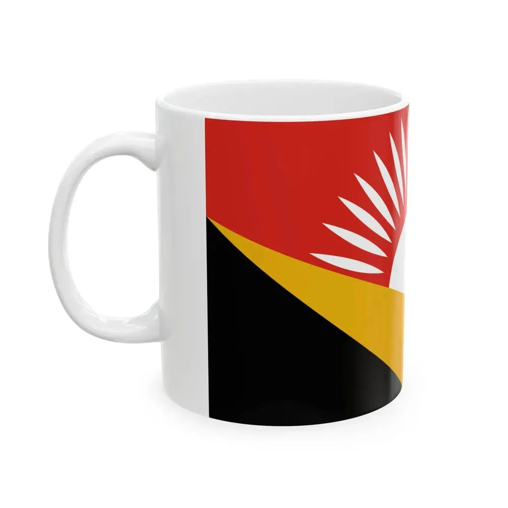 Flag of Kingman Kansas (United States) White Coffee Mug - Go Mug Yourself