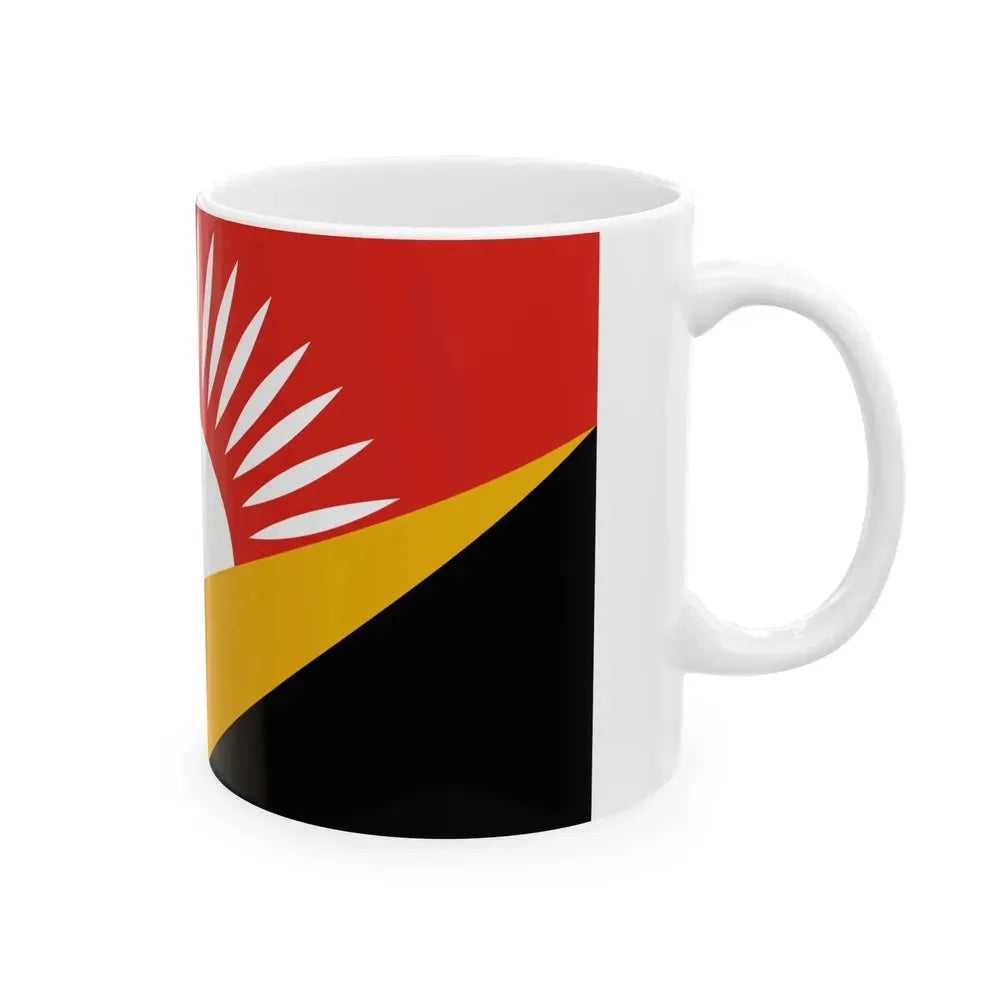 Flag of Kingman Kansas (United States) White Coffee Mug - Go Mug Yourself