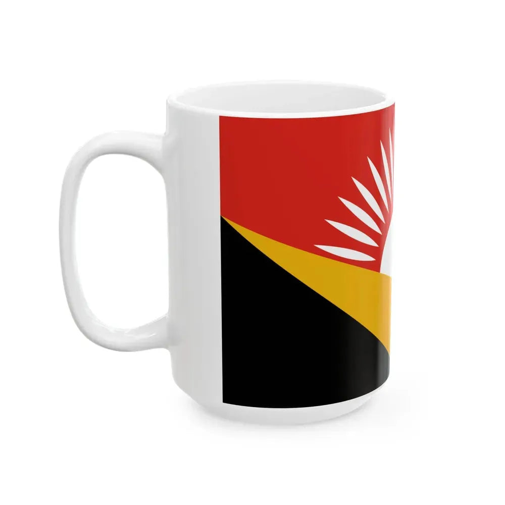 Flag of Kingman Kansas (United States) White Coffee Mug - Go Mug Yourself
