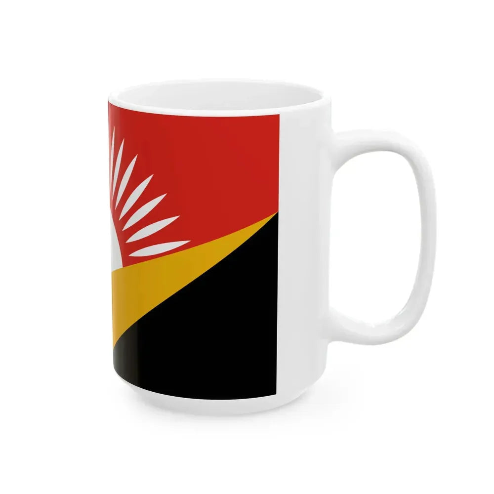 Flag of Kingman Kansas (United States) White Coffee Mug - Go Mug Yourself