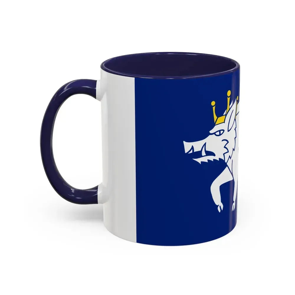 Flag of Kingswinford UK - Accent Coffee Mug - Go Mug Yourself