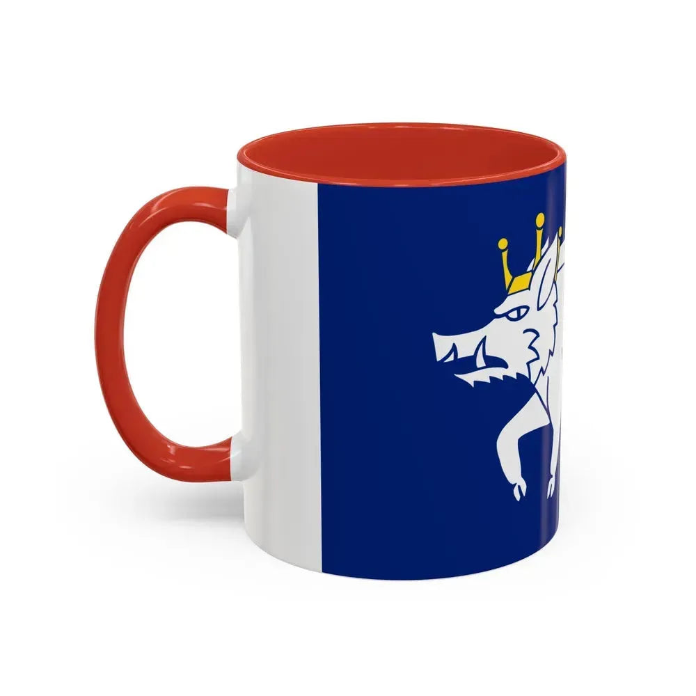 Flag of Kingswinford UK - Accent Coffee Mug - Go Mug Yourself