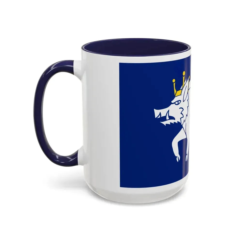 Flag of Kingswinford UK - Accent Coffee Mug - Go Mug Yourself