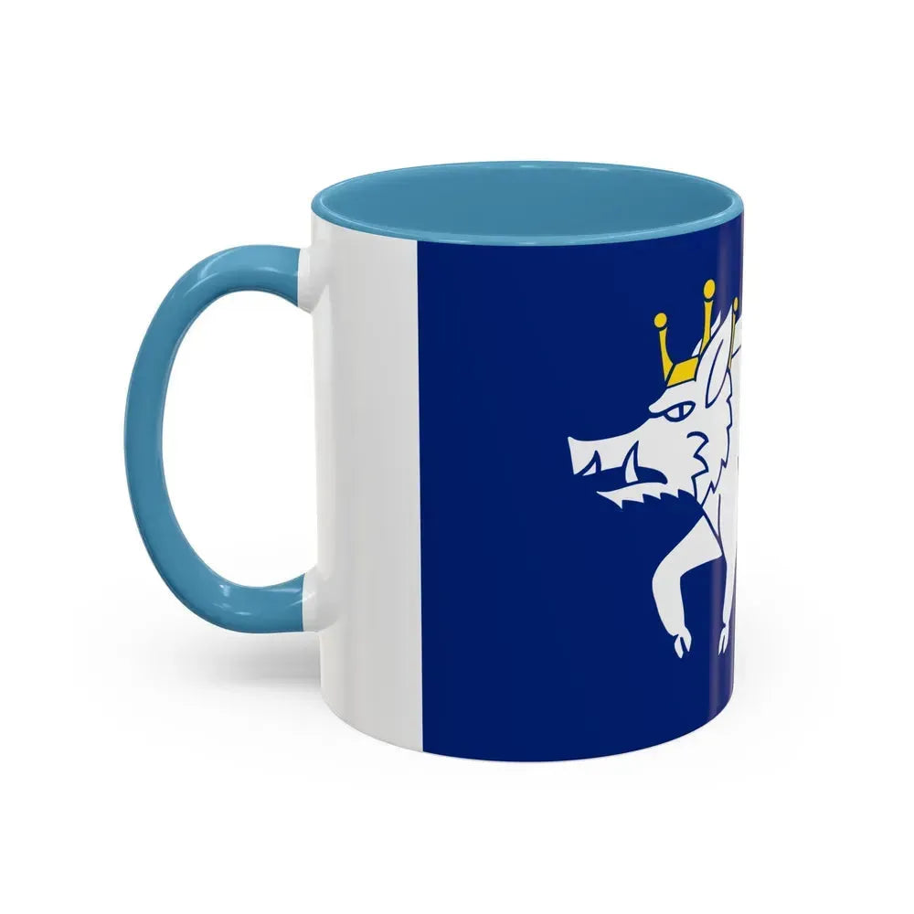 Flag of Kingswinford UK - Accent Coffee Mug - Go Mug Yourself