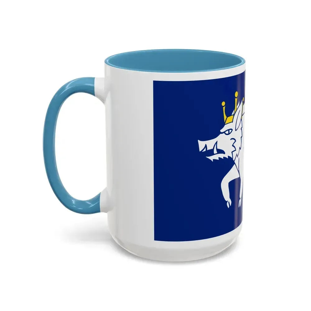 Flag of Kingswinford UK - Accent Coffee Mug - Go Mug Yourself