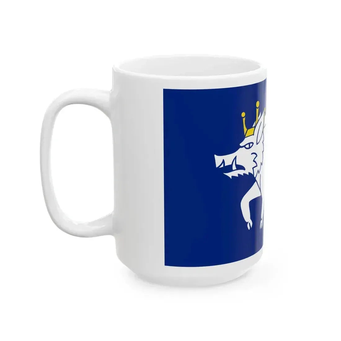 Flag of Kingswinford UK - White Coffee Mug - Go Mug Yourself