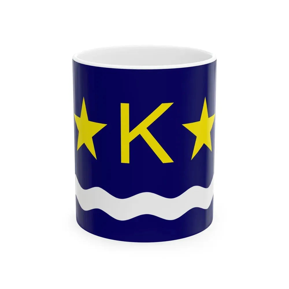 Flag of Kinshasa 1967-2011 (Congo) White Coffee Mug 11oz - Go Mug Yourself