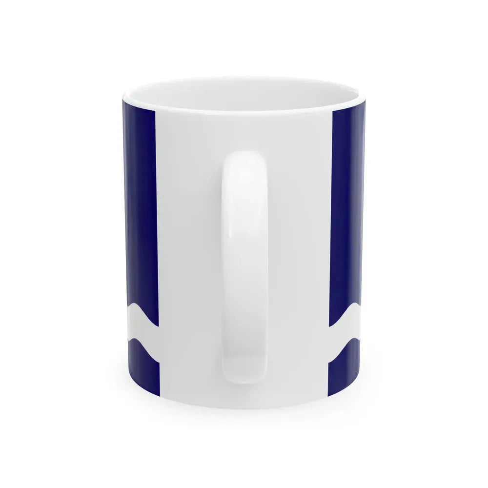 Flag of Kinshasa 1967-2011 (Congo) White Coffee Mug - Go Mug Yourself