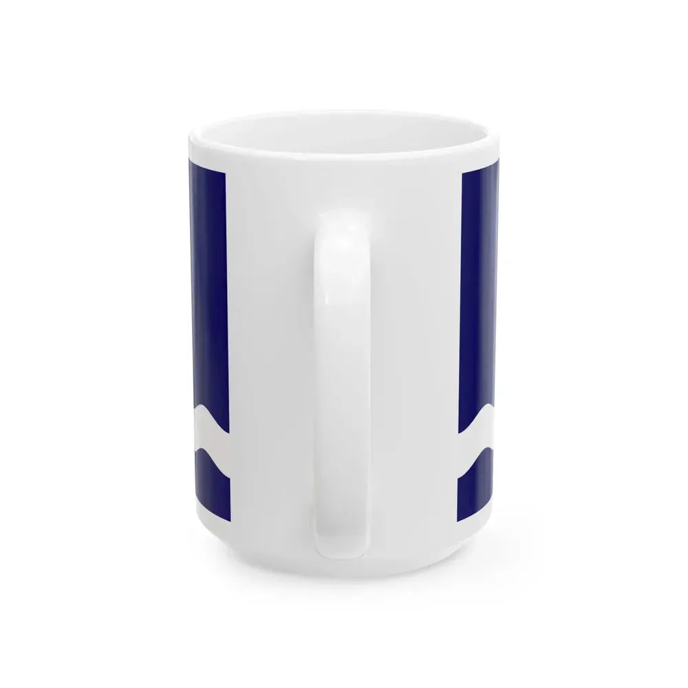 Flag of Kinshasa 1967-2011 (Congo) White Coffee Mug - Go Mug Yourself