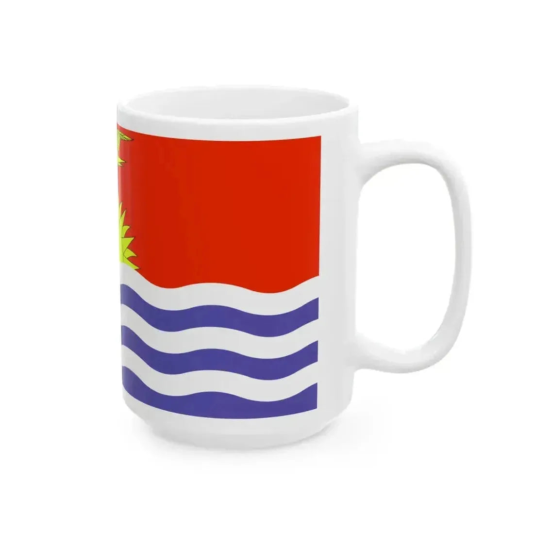 Flag of Kiribati WFB 2000 (Kiribati) White Coffee Mug - Go Mug Yourself