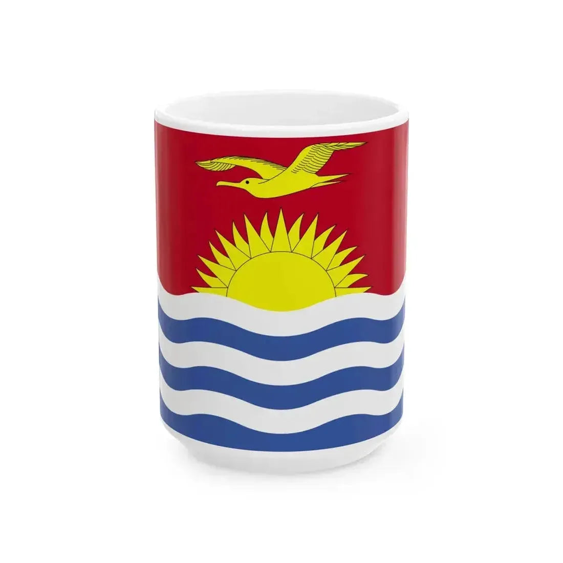 Flag of Kiribati WFB 2004 (Kiribati) White Coffee Mug 15oz - Go Mug Yourself