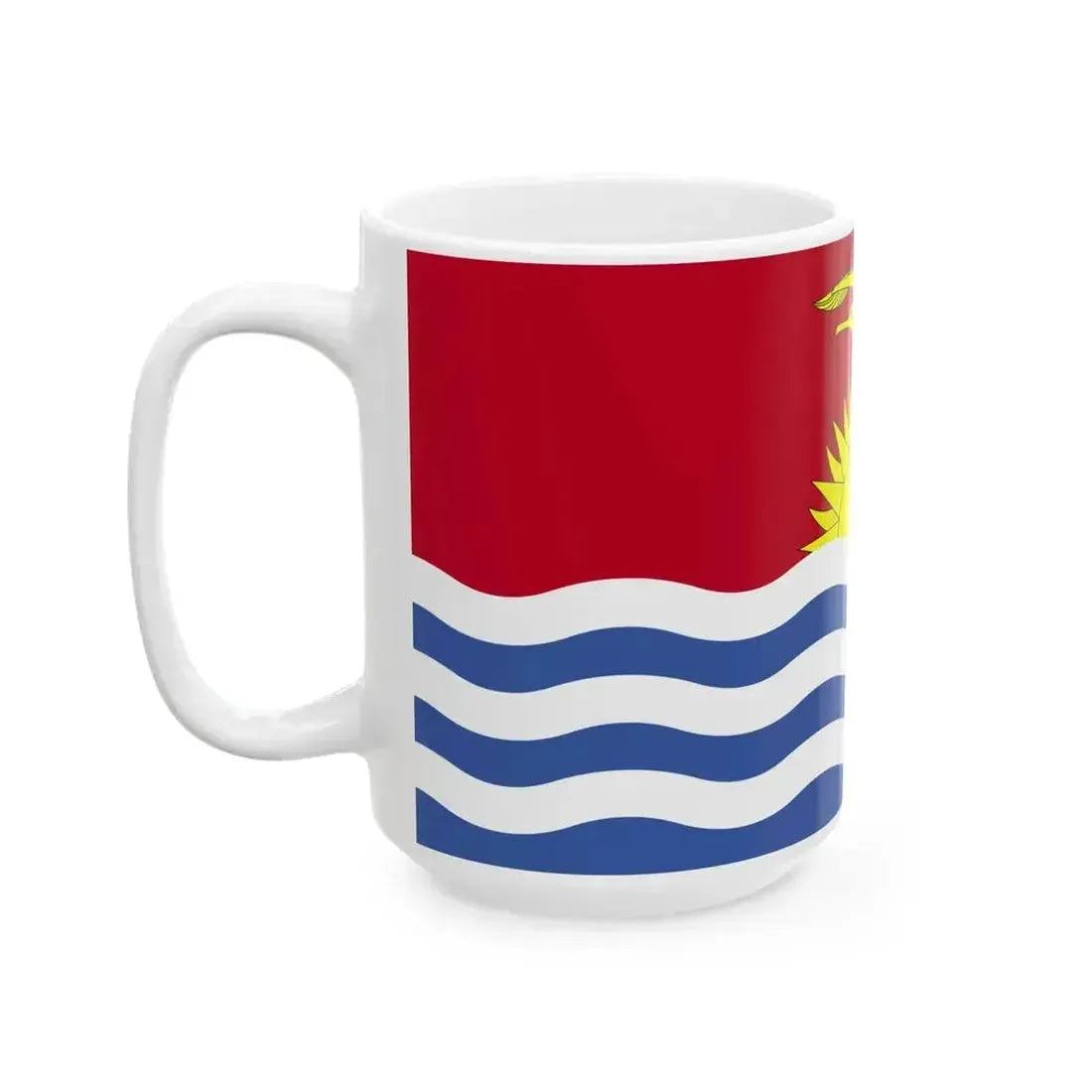 Flag of Kiribati WFB 2004 (Kiribati) White Coffee Mug - Go Mug Yourself