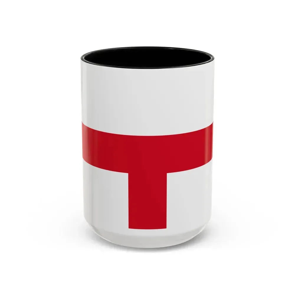 Flag of Kirkop Malta - Accent Coffee Mug 15oz Black - Go Mug Yourself