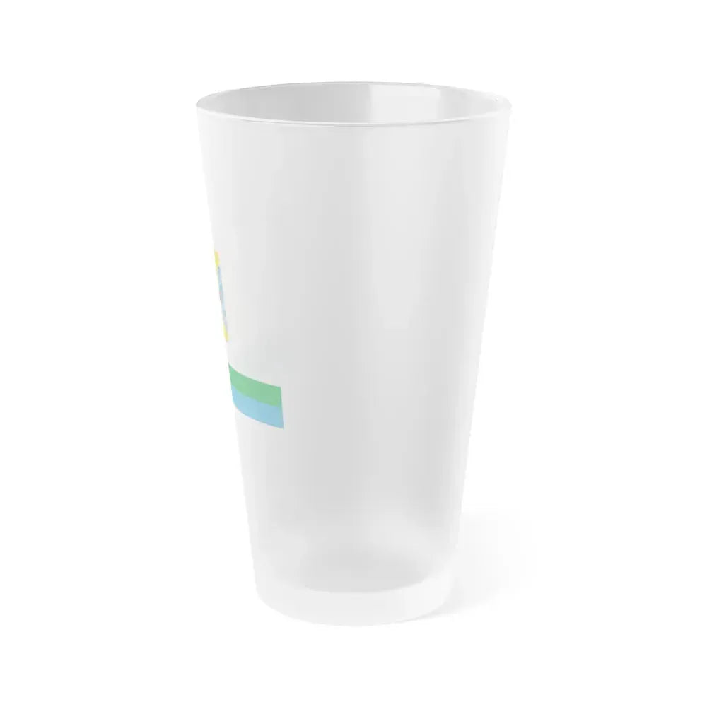 Flag of Kirov Oblast Russia - Frosted Pint Glass 16oz - Go Mug Yourself