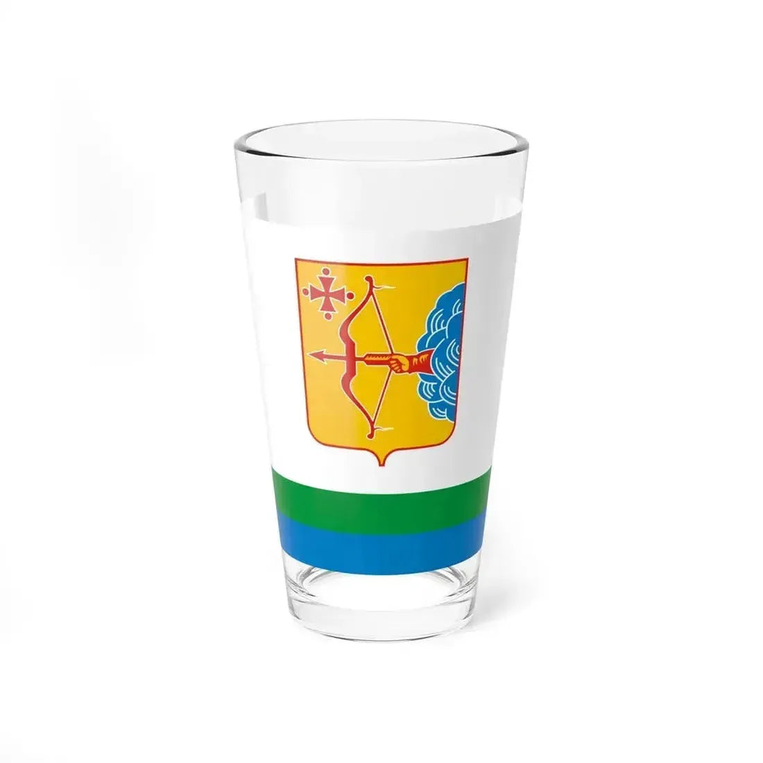 Flag of Kirov Oblast Russia - Pint Glass 16oz 16oz - Go Mug Yourself