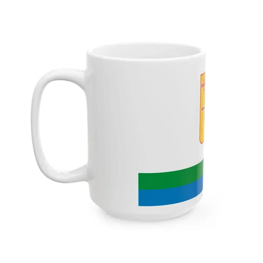 Flag of Kirov Oblast Russia - White Coffee Mug - Go Mug Yourself