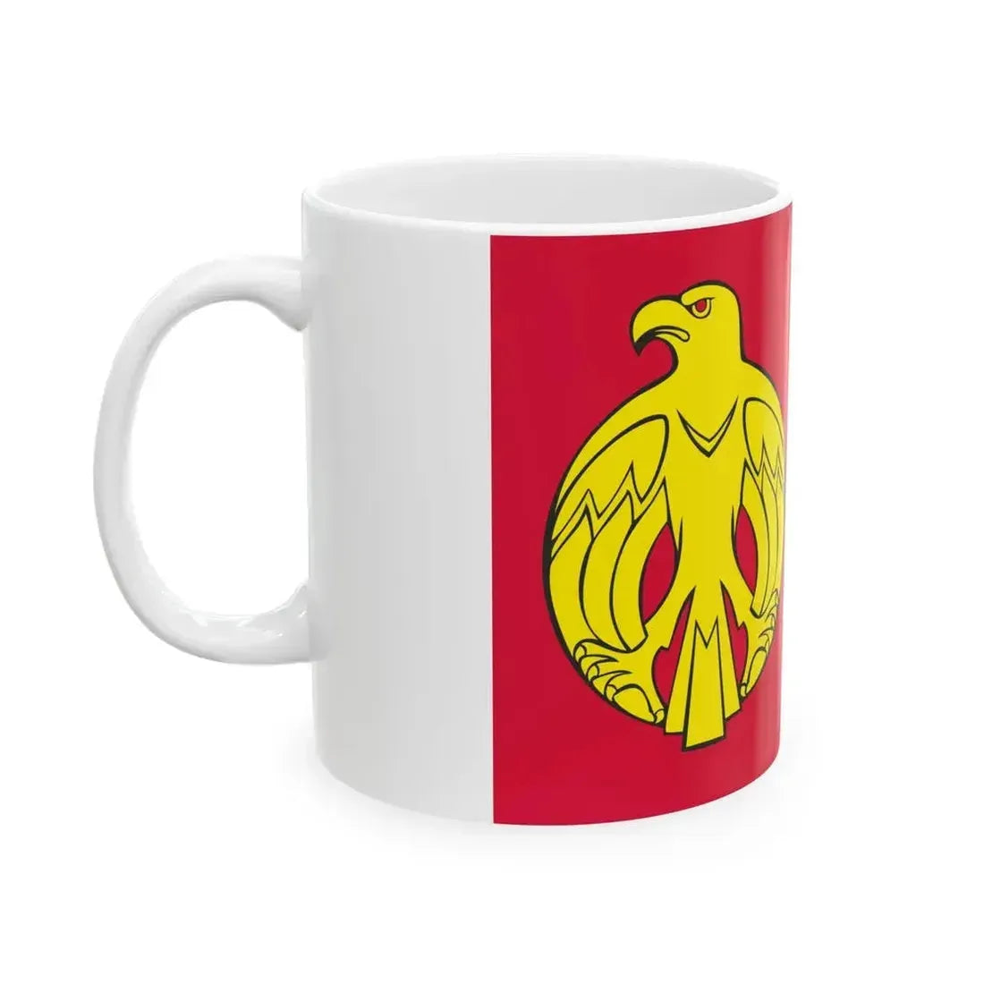 Flag of Kirovohrad Oblast Ukraine - White Coffee Mug - Go Mug Yourself