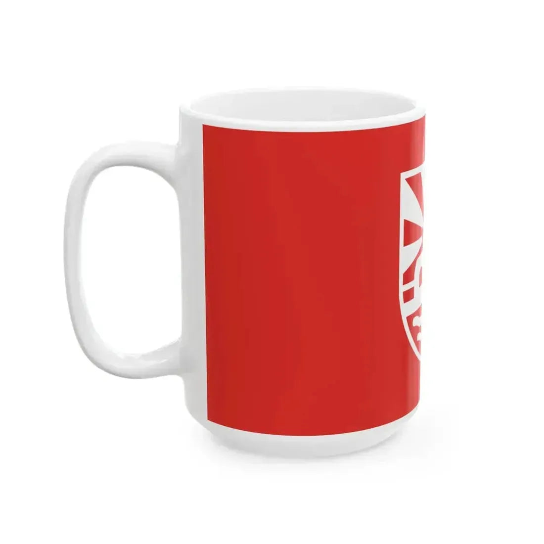 Flag of Kisela Voda Municipality North Macedonia (North Macedonia) White Coffee Mug - Go Mug Yourself