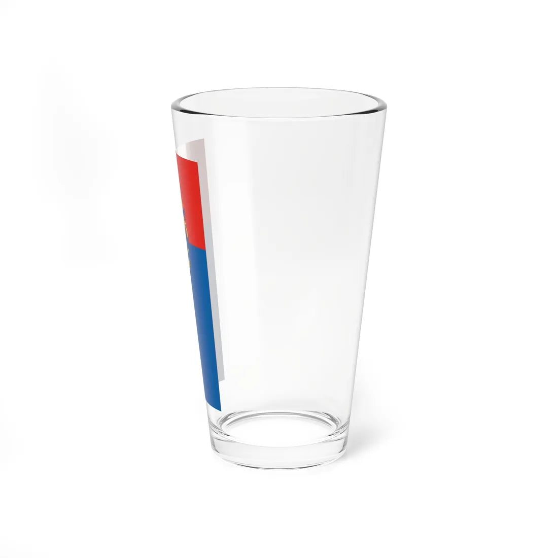 Flag of Kistarcsa vertical (Hungary) Pint Glass 16oz - Go Mug Yourself