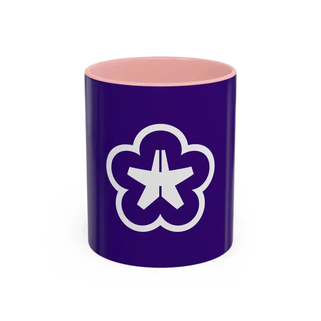 Flag of Kitakyushu Fukuoka Japan - Accent Coffee Mug 11oz Pink - Go Mug Yourself
