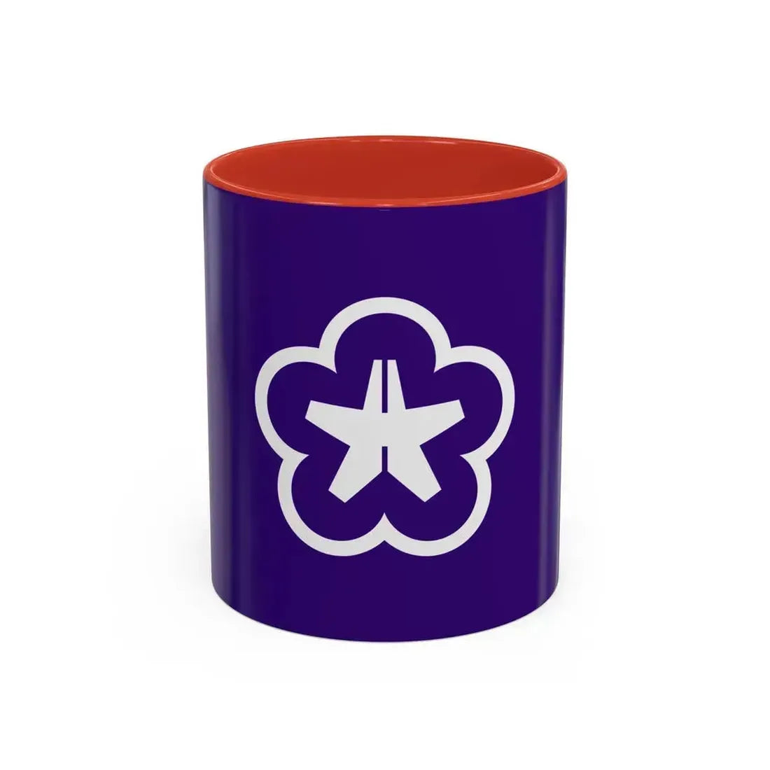 Flag of Kitakyushu Fukuoka Japan - Accent Coffee Mug 11oz Red - Go Mug Yourself