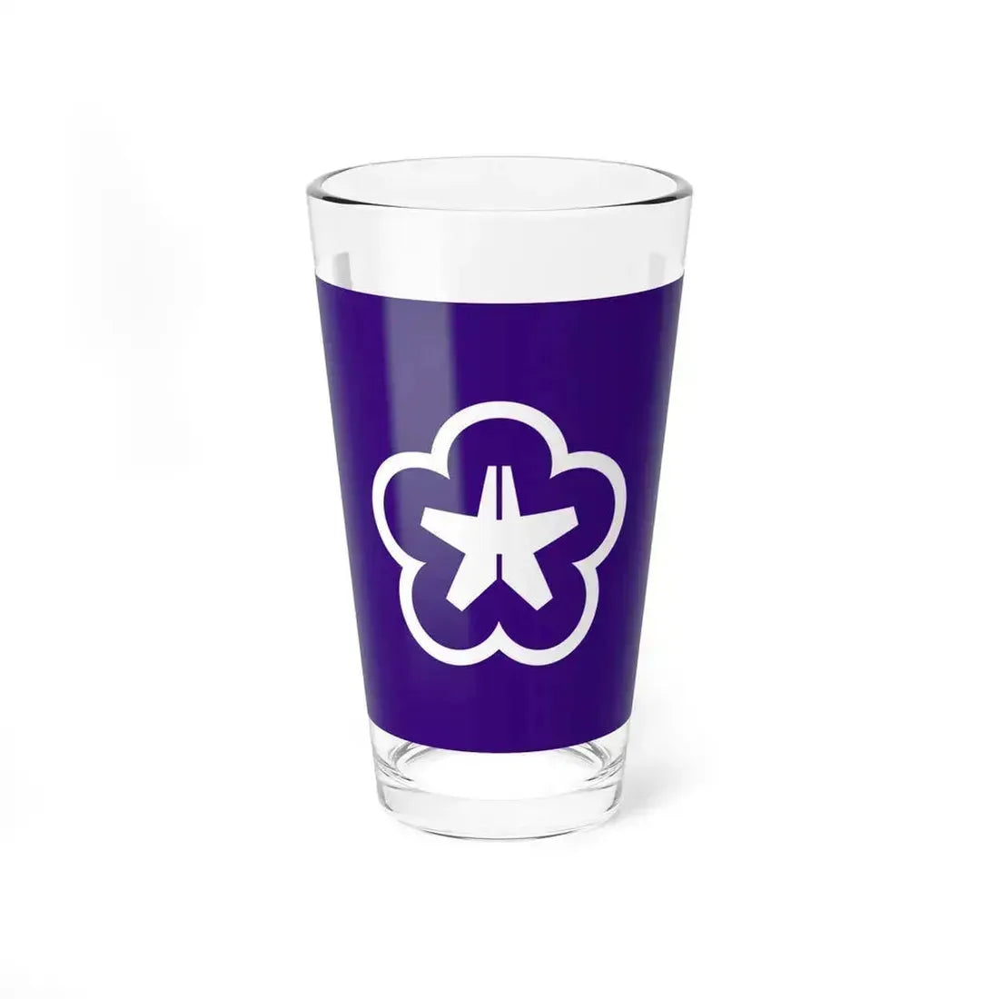 Flag of Kitakyushu Fukuoka Japan - Pint Glass 16oz 16oz - Go Mug Yourself