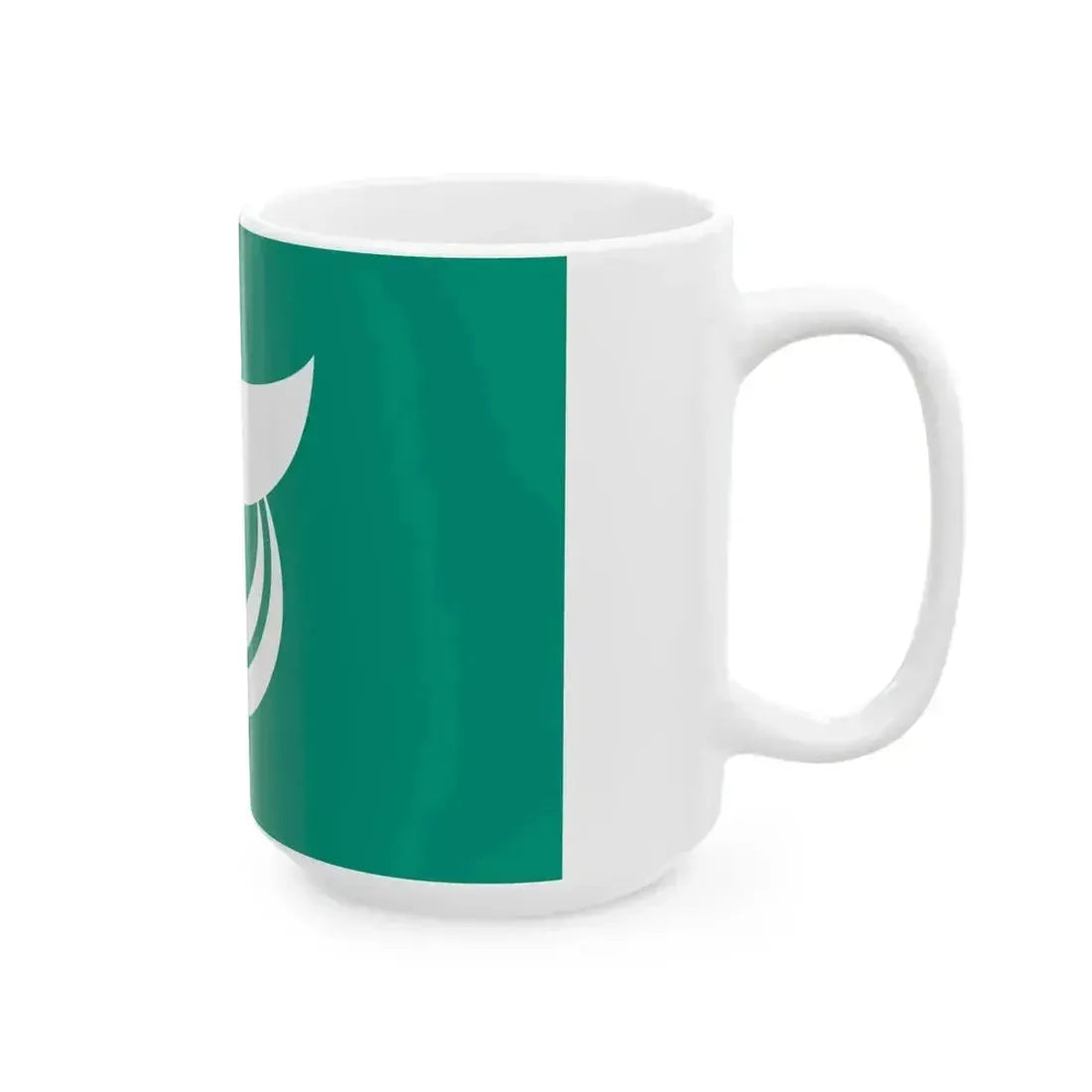 Flag of Kitashiroshima Hiroshima (Japan) White Coffee Mug - Go Mug Yourself