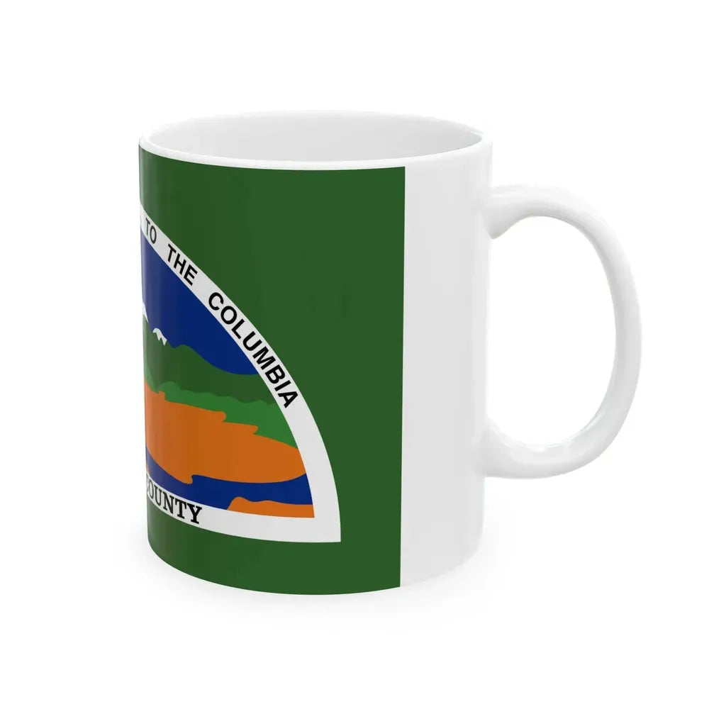 Flag of Kittitas County Washington (United States) White Coffee Mug - Go Mug Yourself