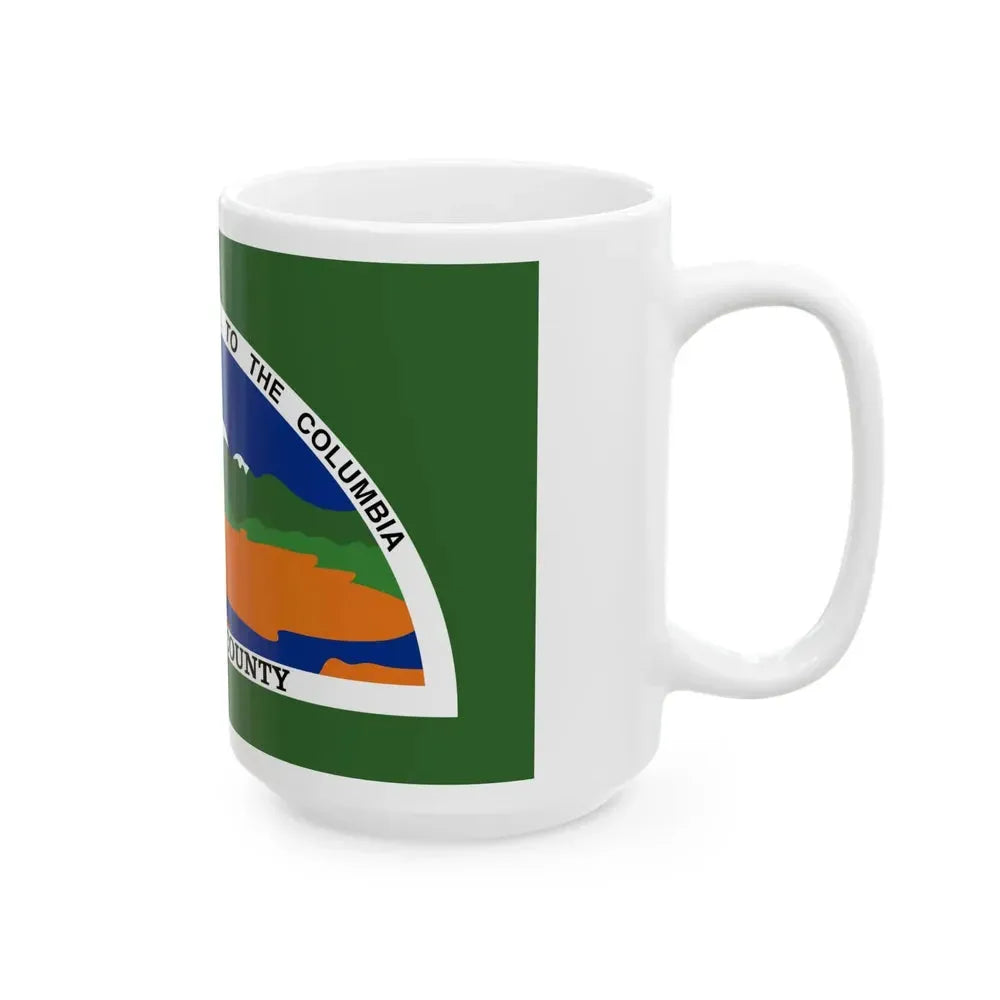 Flag of Kittitas County Washington (United States) White Coffee Mug - Go Mug Yourself
