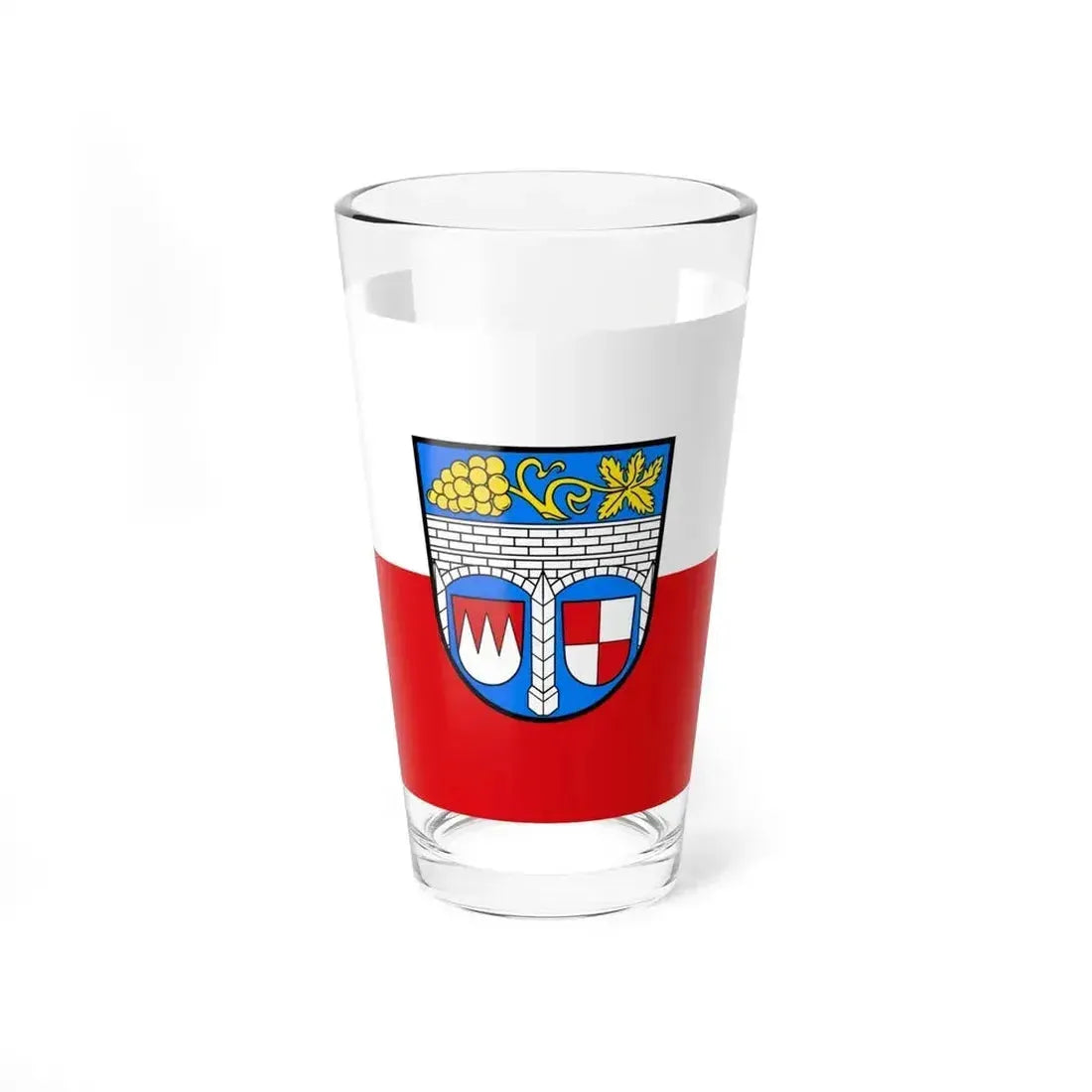 Flag of Kitzingen Germany - Pint Glass 16oz 16oz - Go Mug Yourself