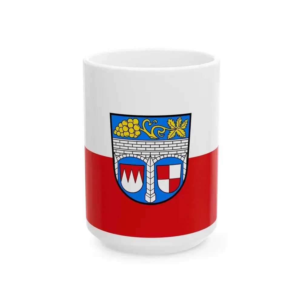 Flag of Kitzingen Germany - White Coffee Mug 15oz - Go Mug Yourself
