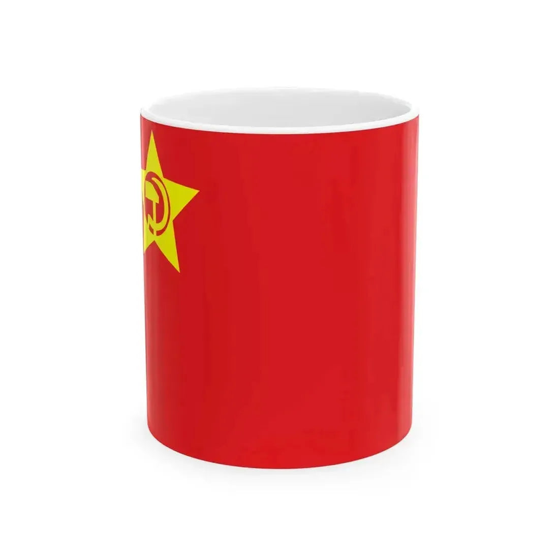 Flag of Kiungya Soviet (China) White Coffee Mug 11oz - Go Mug Yourself