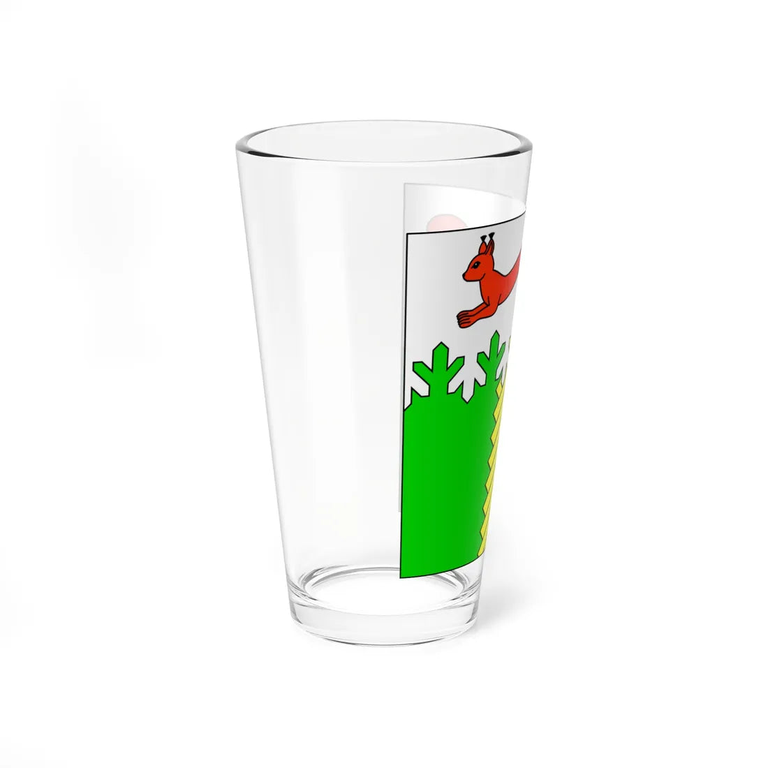 Flag of Kivertsi (Ukraine) Pint Glass 16oz - Go Mug Yourself