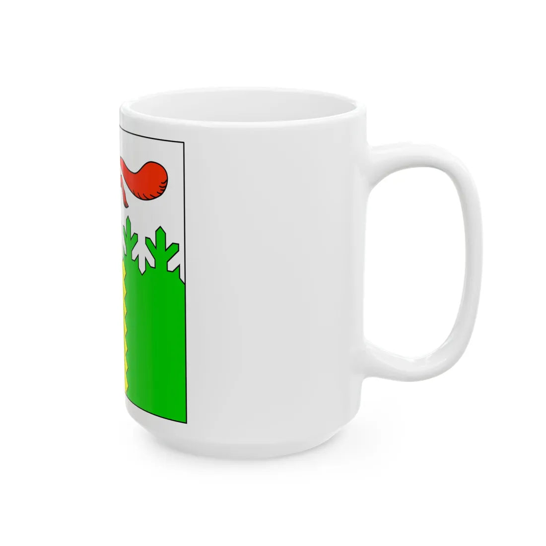 Flag of Kivertsi (Ukraine) White Coffee Mug - Go Mug Yourself