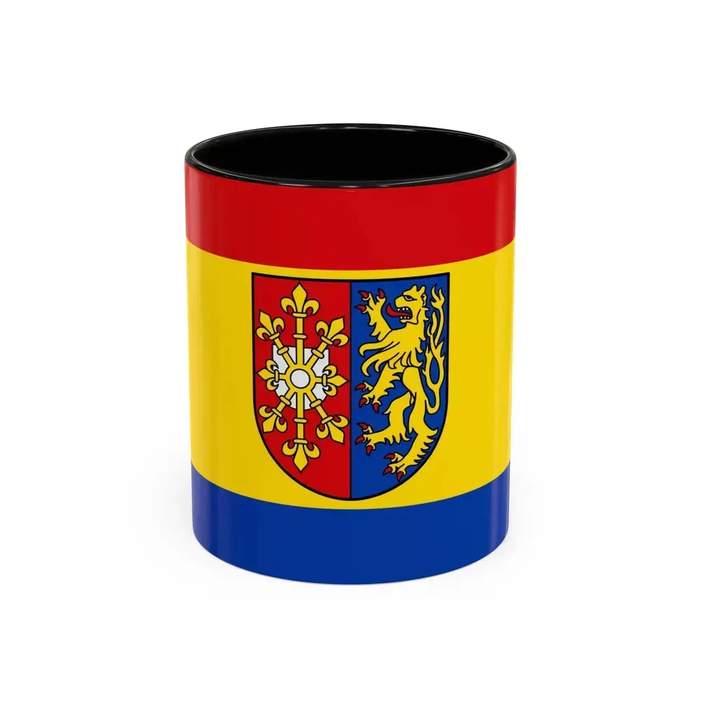Flag of Kleve Germany - Accent Coffee Mug 11oz Black - Go Mug Yourself