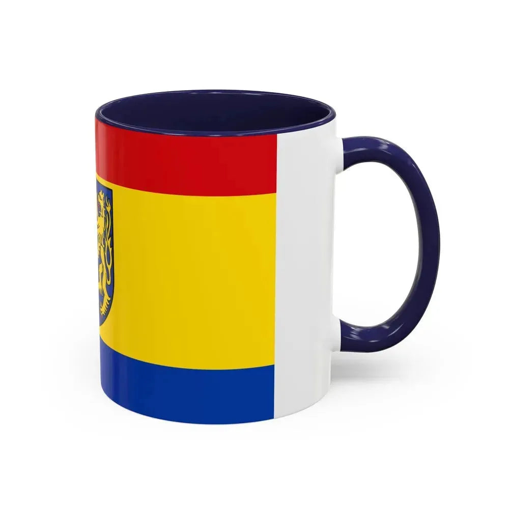 Flag of Kleve Germany - Accent Coffee Mug - Go Mug Yourself